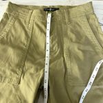 7 For All Mankind Darted Boyfriend Sateen Jogger Pants Size 26 Army Photo 10