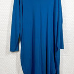 Universal Standard  Teal Blue‎ Long Sleeve Maxi Dress Photo 0