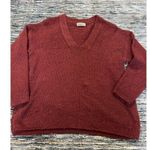 Urban Outfitters  Women Sweater Oversized Pullover Knit burgundy size M Photo 4