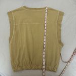 Mother‎ The Swiper Crop Top Bronze Mist Tan Size Small Elastic Band Sleeveless Photo 8