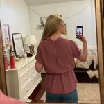 Rose Blouse Pink Size M Photo 4