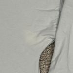 Wanakome  Cropped Hoodie Womens Large Blue Hooded Pullover Sweatshirt *FLAW* Photo 12