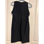 ZARA W&B Black Pinstripe Sleeveless Sheath Dress Women Size L Size L Photo 5