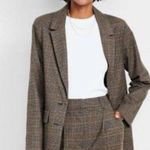 Old Navy Oversized Plaid Blazer Photo 0
