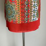 Rose + Olive Rose & Olive sz S red bright boho hippie blouse Photo 2