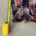 Kate and Lilly Maxi Dress Color Blue/Burnt Orange Flowers Multi Size 6 Blue Photo 9