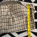 Academia houndstooth brown and cream tube crop top Size M Photo 4
