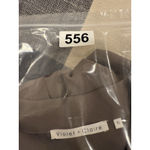 Violet+Claire Violet and Clare Woman's Small Gray Long Sleeved High-Low button up blouse top Photo 10