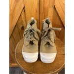 Tommy Bahama  Khaki Canvas Side Zip Day Boots Womens Size 7.5 Photo 1