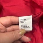 Pendleton  Blazer Size 14 Red 100% Wool Black Velvet Trim Christmas Holiday Vtg Photo 4