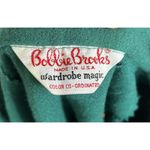 Women’s VTG 70s Green Size XS Wool Dark Academia Pleated Skirt Photo 5