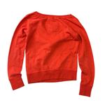 Hollister Vintage  90s Orange HCO Waikiki Beach Crew Neck Sweatshirt Large Preppy Photo 4
