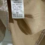 Andree by Unit  Gold Babydoll‎ Long Sleeve Shiny holiday party Medium Photo 3