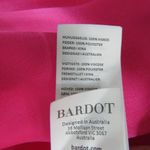 Bardot Revolve Ember Midi Dress Hot Pink High Low Asymmetrical V-Neck Large Sexy Photo 11