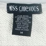 Miss Chievous Gorgeous Gray Ivory Lace Flowy Blouse! Photo 4