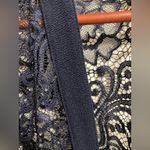 Maya Brooke Lace Duster Cardigan Navy blue Women’s size 14P‎ elegant new Photo 4