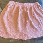 Amadi‎ anthropologie boho peach gauze button front skirt size L Size L Photo 1