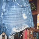 Pistola  Blue Distressed Jean Shorts Raw Edge Size 27 Photo 1