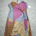 O'Neill  Dress Womens Small Multicolor Marlo Wrap Tank Midi Summer‎ Geometric NWT Photo 0