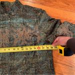 Coldwater Creek  Womens Jacket Tapestry Style Patchwork Floral Zip Up S/M Blue Photo 8