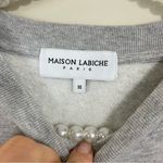 Maison Labiche “Not‎ a Cliché” Crewneck Organic Cotton Sweatshirt Size XS Gray Photo 3