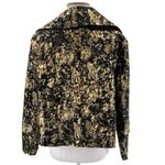 Eloquii NWT  brocade black gold moto jacket sz 16 Photo 1
