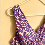 Women’s Denim & Co. Pink Purple Beach V Photo 6