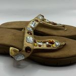 Aerosoles  Gold bling diamonds Flip Flop Thong Sandals Sz 8M woman’s Photo 1