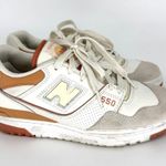 New Balance 550 Au Lait Sneakers Beige Burnt Orange Size 7.5 Photo 0