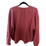 Universal Threads Universal Thread Women's Sz M Balloon Long Sleeve Poet Blouse. Flowy Boho Photo 2