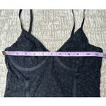 Target Sheer Black Leopard Print Corset Bodysuit Photo 1