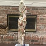 SheIn Green & orange abstract patterned satin dress / XS / Excellent condition Photo 3