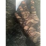 Akira  black lace long-sleeve bodysuit Sz 1X Photo 5