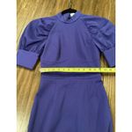 Revolve Rebecca Vallance Winslow short puff sleeve cut out back blue Midi Dress Size XS Photo 8