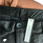 Chic Black Mini Skirt with Ring Zipper Details Size 14 Photo 4