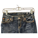 Miss Me Vintage Y2K  Size 26 Cow Hide Western Bootcut Embroidered Jeans Low Rise Photo 2