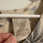 Erika Vintage  Collection Cotton Linen Floral Midi Dress Photo 5