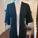Boutique NWOT Structured Black Open Photo 0