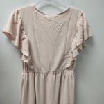 Simplee Apparel Simplee Ruffle Lace Inset Flounce Hem Tiered Maxi Peasant Dress Photo 6