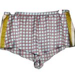 Victoria's Secret  Pajama Shorts Satin Silky Geometric Mediterranean Large Photo 0