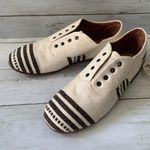 Osborn for Lem Lem Casual Lace Up Shoes in Cream/Black Black Size 6.5 Photo 2