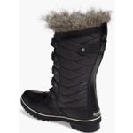 Sorel  Womens Boots Size 7.5 Tofino Black Quilted Waterproof Faux Fur Black Snow Photo 1