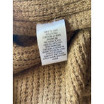 Faux Fur Trim Wrap One Size Poncho Cape Shawl 1 Size Brown Fringe Boho Size L Photo 7