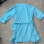 Croft & Barrow vintage blue  floral embroidered robe! Photo 2