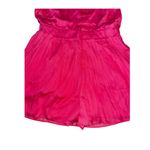 207. Rose Satin Romper – Size Medium (NWOT) Pink Photo 5