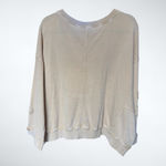 easel  Flower Patch Mineral Washed Terry Knit in Beige Size S Photo 1