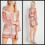 BCBGeneration ππ Paisley Floral Lace-Trimmed Romper Large L NWT Photo 3