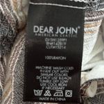 Dear John  Women’s Black and White Plaid Button Down Shirt Large Photo 5