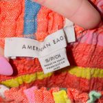 American Eagle Women's  AE Colorful Stripe Smocked Crop Cami Top size small Photo 2