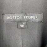 Boston Proper  blazer jacket women's 16 double breasted black career office Photo 11